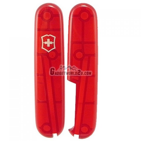 Victorinox 91mm Scale Handles Translucent Red